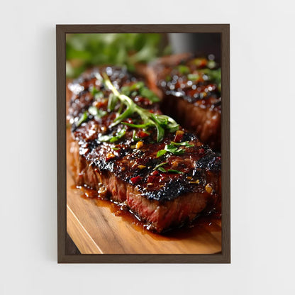 ap-steak-3 cadre Bois foncé