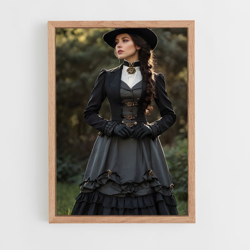ap-steam punk-7 cadre Bois clair