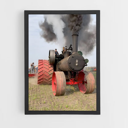 ap-steam tractor-3 cadre Noir