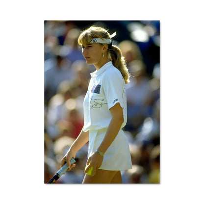 Poster Championne de Tennis
