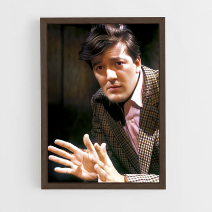 ap-stephen fry-2 cadre Bois foncé