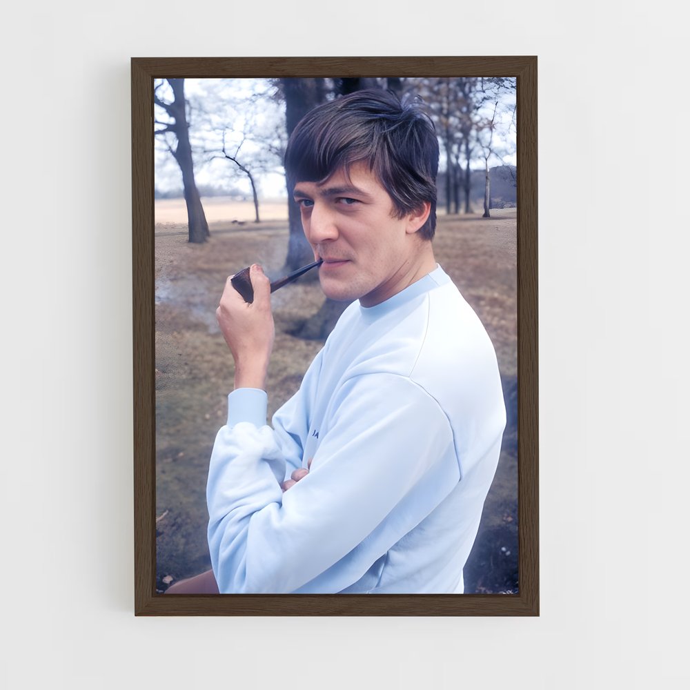 ap-stephen fry-3 cadre Bois foncé