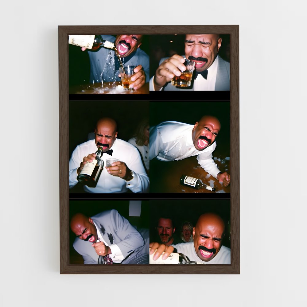 ap-steve harvey-2 cadre Bois foncé