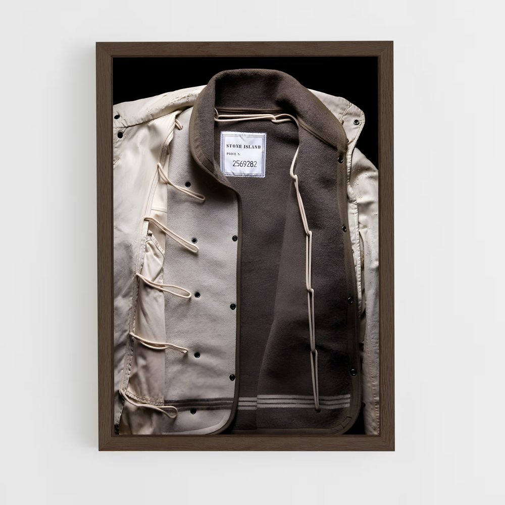 ap-stone island-2 cadre Bois foncé