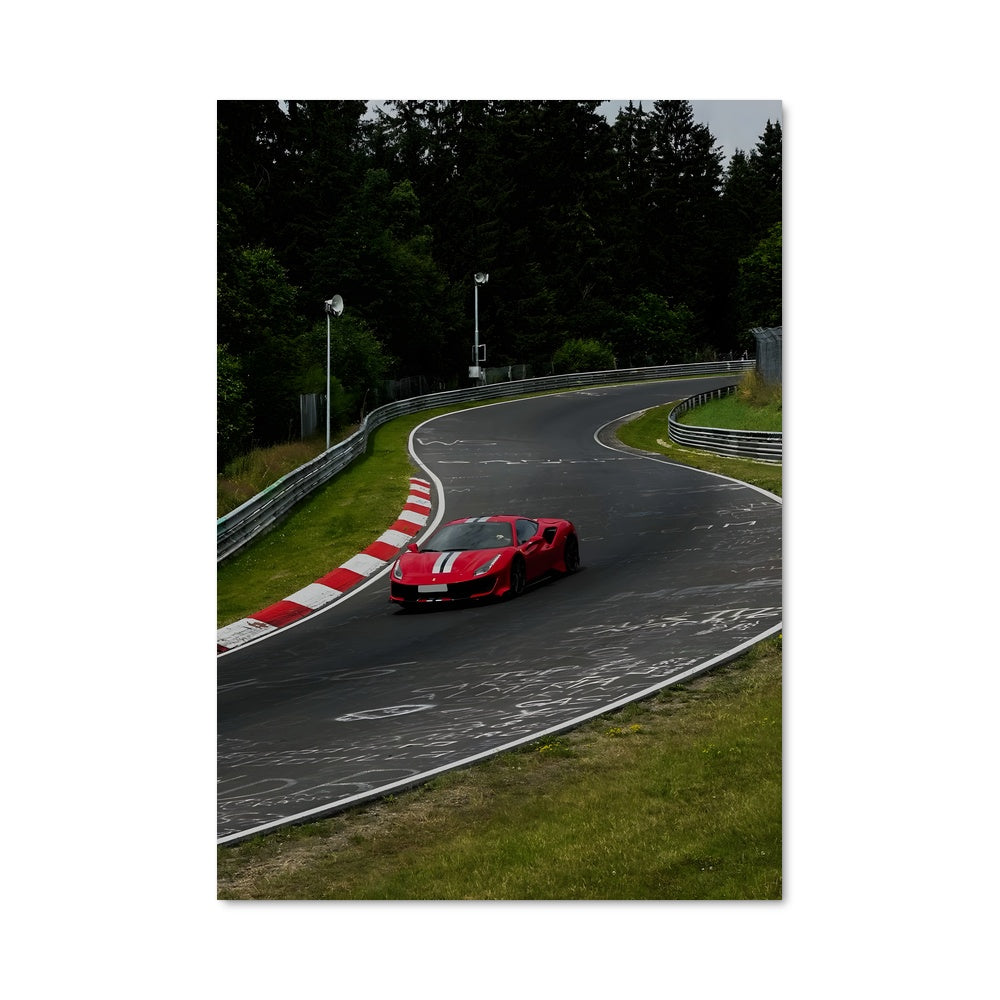 Poster Virage Rouge