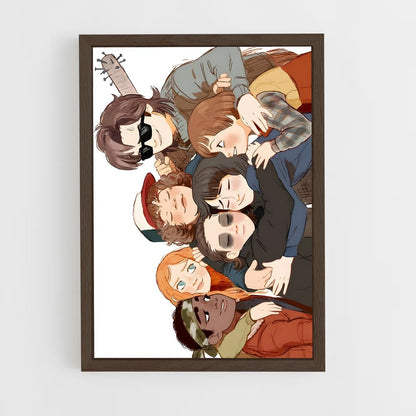 ap-stranger things-2 cadre Bois foncé