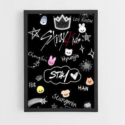 ap-stray kids-6 cadre Noir