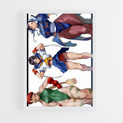 ap-street fighter-1 cadre Blanc