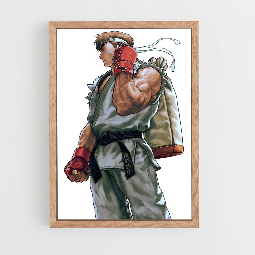 ap-street fighter-2 cadre Bois clair