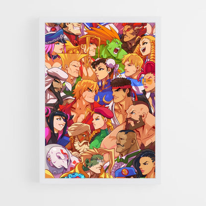 ap-street fighter-3 cadre Blanc