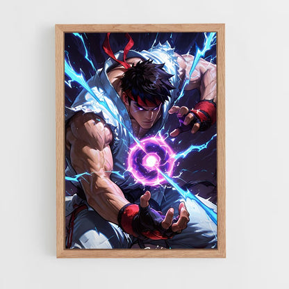 ap-street fighter-8 cadre Bois clair