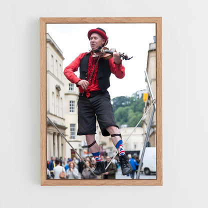 ap-street performer-4 cadre Bois clair