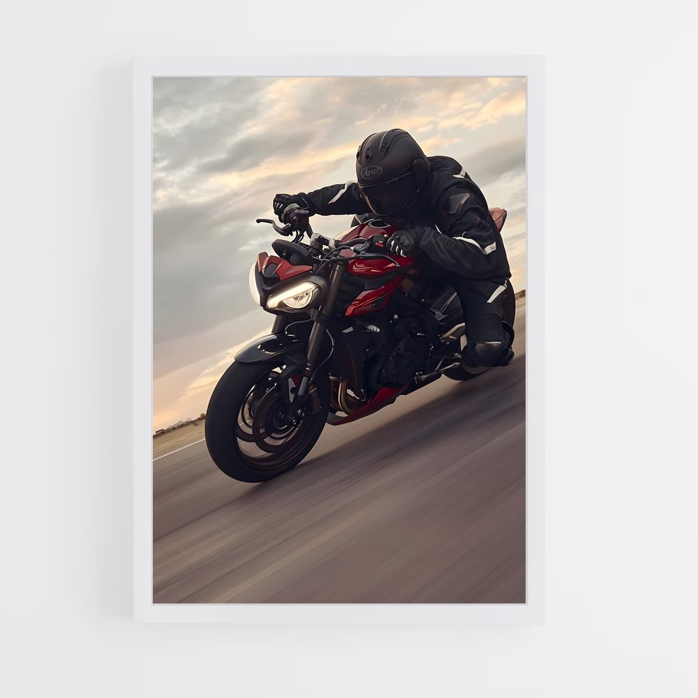 ap-street triple rs-1 cadre Blanc