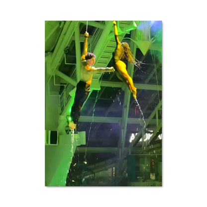Poster Acrobates de la Foule