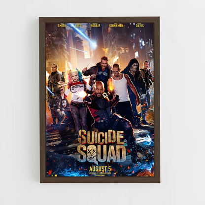 ap-suicide squad-3 cadre Bois foncé