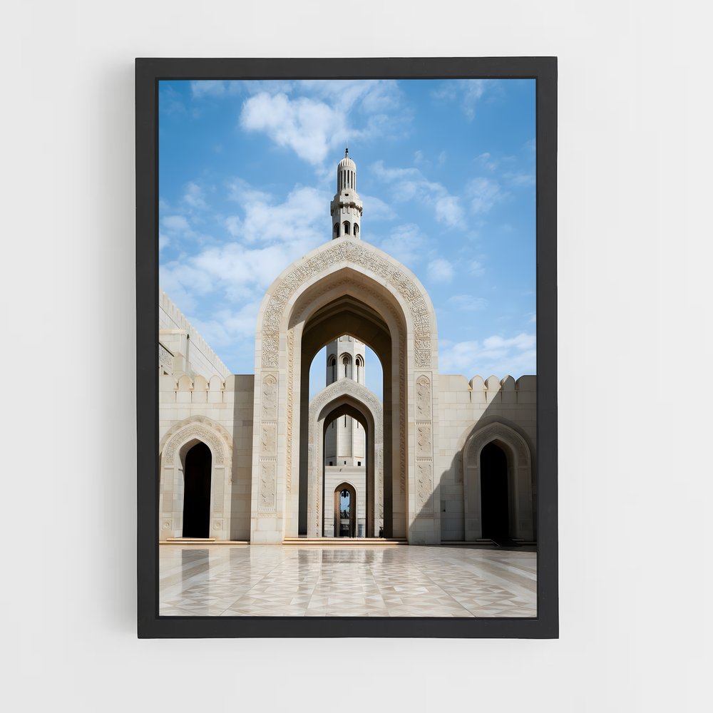 ap-sultan qaboos grand mosque-3 cadre Noir