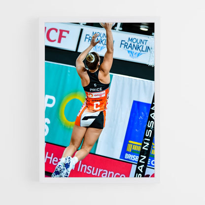 ap-suncorp super netball-1 cadre Blanc