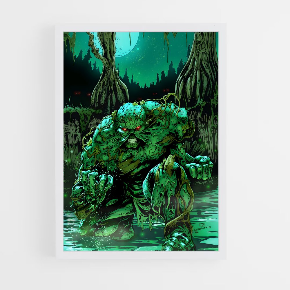 ap-swamp thing-6 cadre Blanc