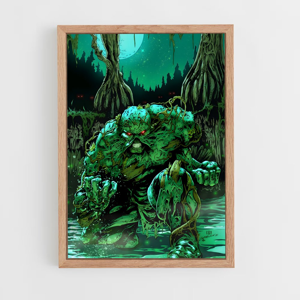 ap-swamp thing-6 cadre Bois clair