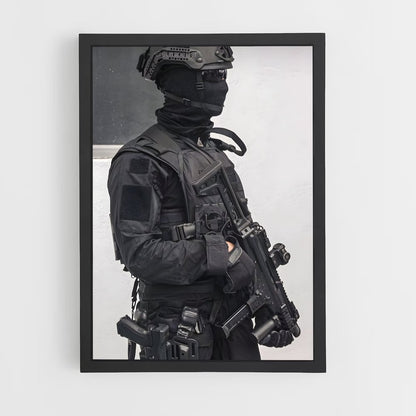 ap-swat team-1 cadre Noir