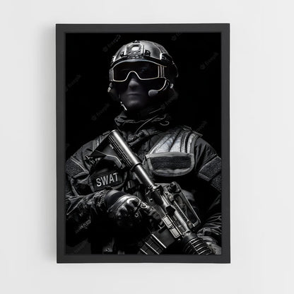 ap-swat team-2 cadre Noir