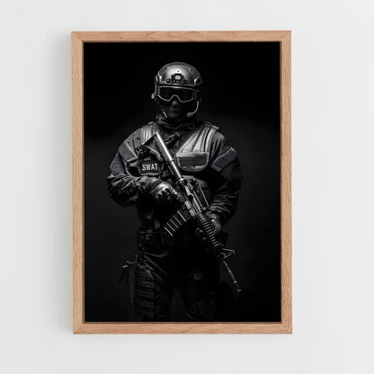 ap-swat team-6 cadre Bois clair