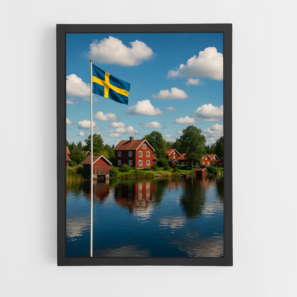 ap-sweden flag-3 cadre Noir