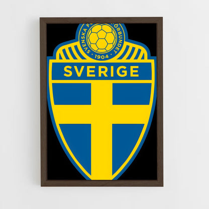 ap-sweden national football team-3 cadre Bois foncé