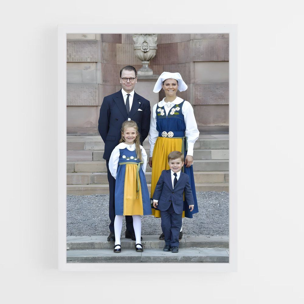 ap-swedish royal family-2 cadre Blanc
