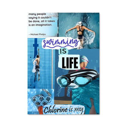 Poster Swimming Life