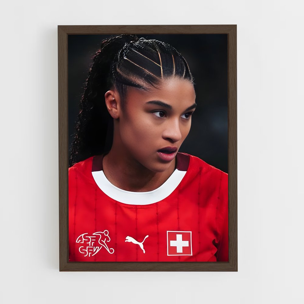 ap-switzerland national football team-6 cadre Bois foncé