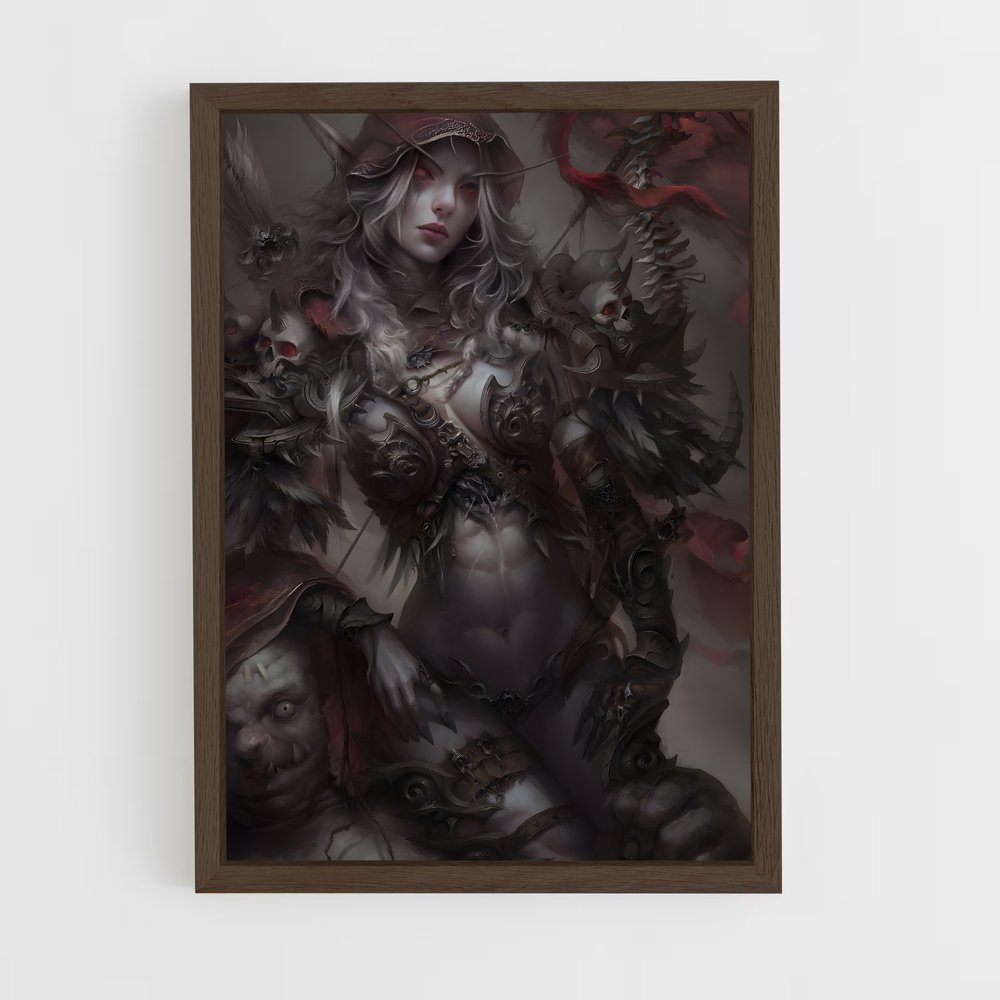 ap-sylvanas-5 cadre Bois foncé