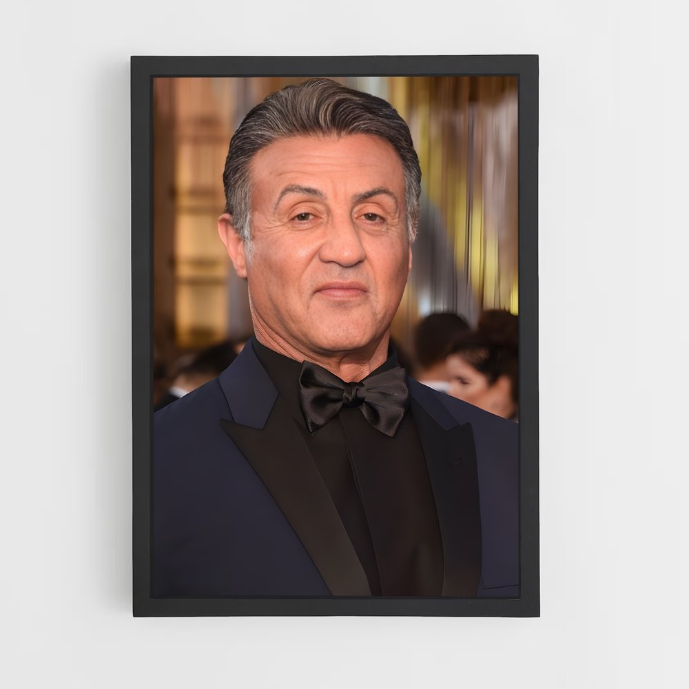 ap-sylvester stallone-6 cadre Noir