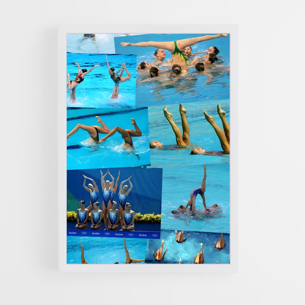 ap-synchronized swimming-1 cadre Blanc