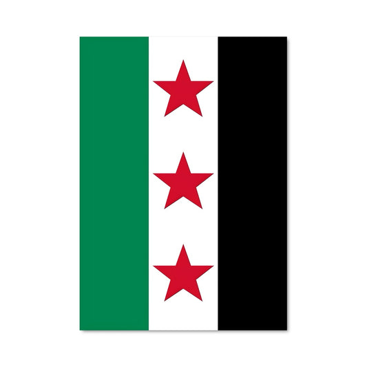 Poster Drapeau Syrien