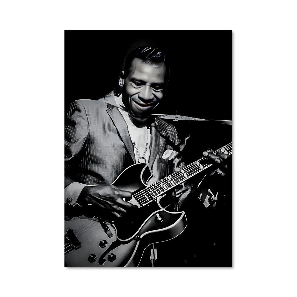 Poster Bluesman Élégant