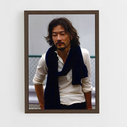 ap-tadanobu asano-1 cadre Bois foncé