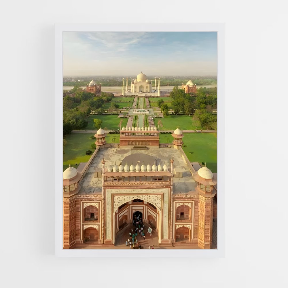 ap-taj mahal-4 cadre Blanc