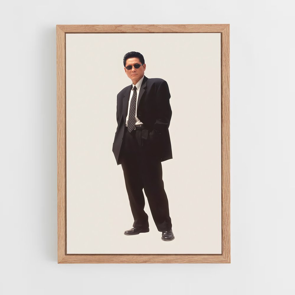 ap-takeshi kitano-1 cadre Bois clair