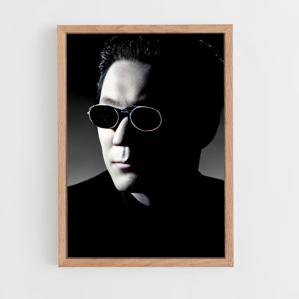 ap-takeshi kitano-2 cadre Bois clair