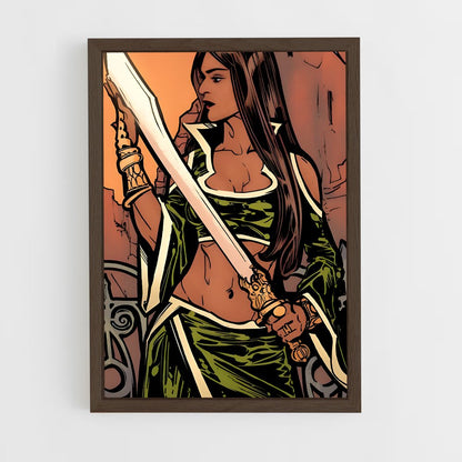 ap-talia al ghul-1 cadre Bois foncé