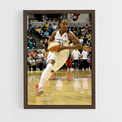 ap-tamika catchings-5 cadre Bois foncé
