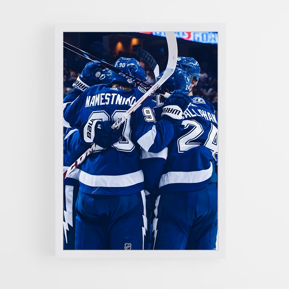 ap-tampa bay lightning-4 cadre Blanc