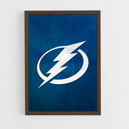ap-tampa bay lightning-7 cadre Bois foncé