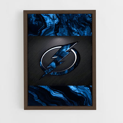 ap-tampa bay lightning-8 cadre Bois foncé