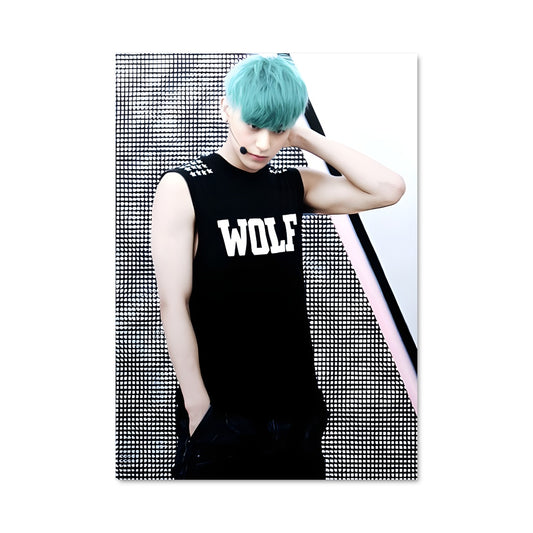 Poster Cheveux Verts