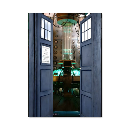 Poster Tardis Inversé