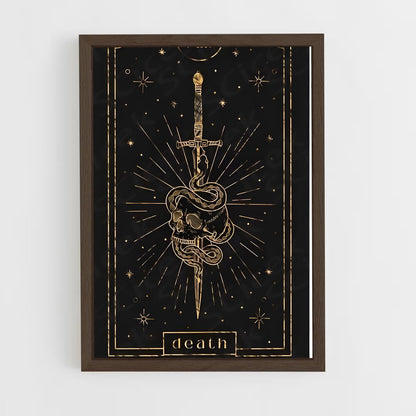 ap-tarot cards-10 cadre Bois foncé