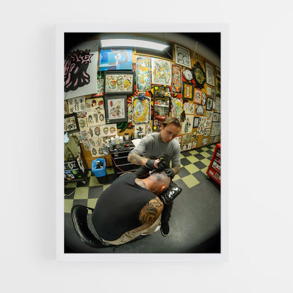 ap-tattoo artist-14 cadre Blanc