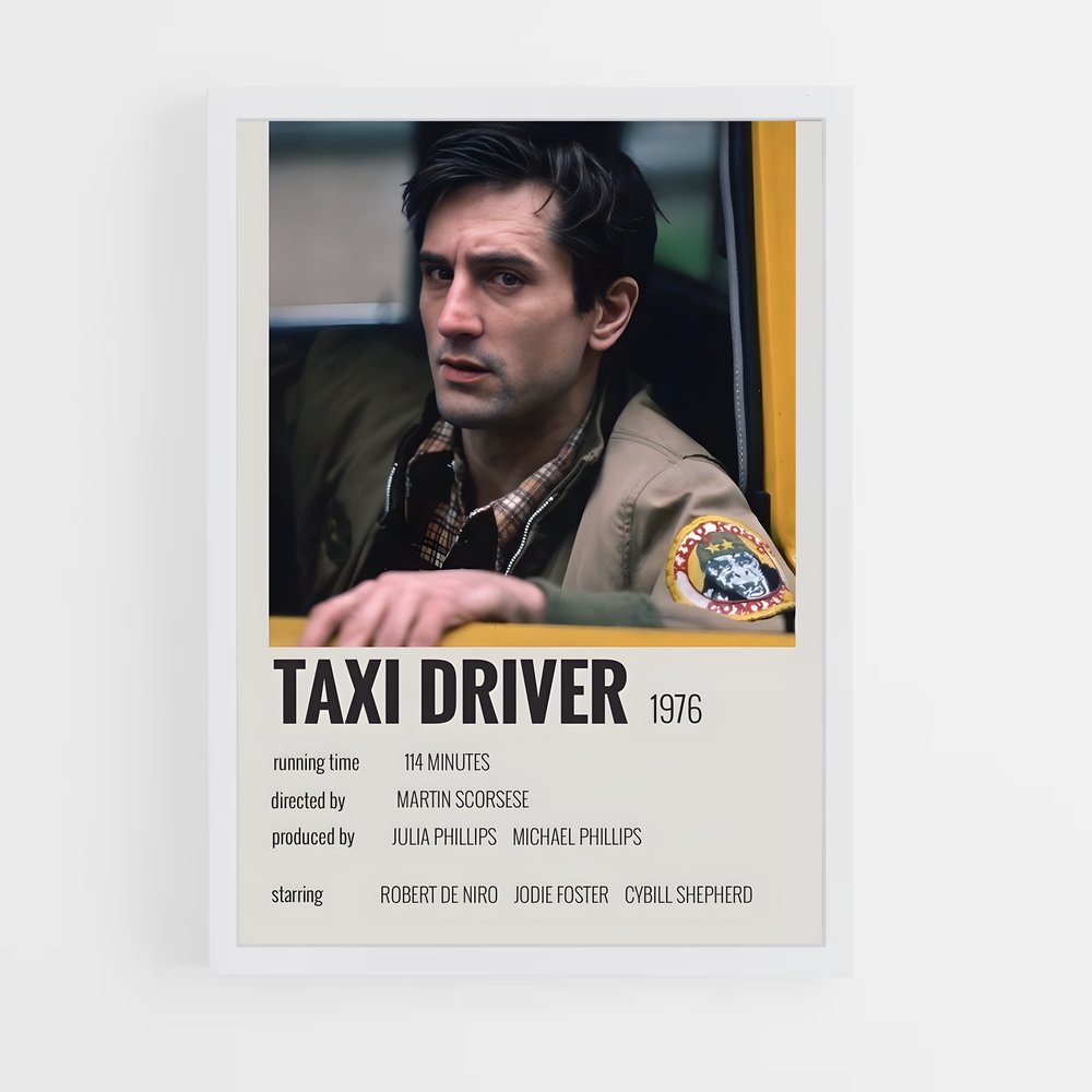 ap-taxi driver-2 cadre Blanc